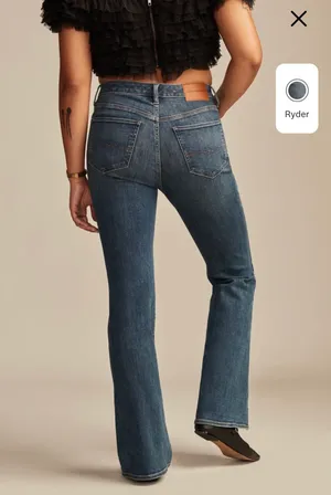 Lucky Brand High Rise Curvy Flare Jeans thumbnail 3