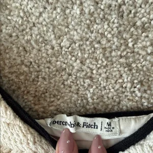 Abercrombie & Fitch Cream and Black Camisole thumbnail 2