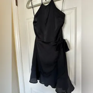 Abercrombie & Fitch Black Halter dress thumbnail 5