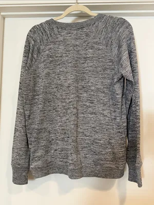 90 Degrees by Reflex Women's Gray Marled Pullover Sweatshirt thumbnail 7