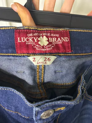 Lucky low rise dark jeans thumbnail 3