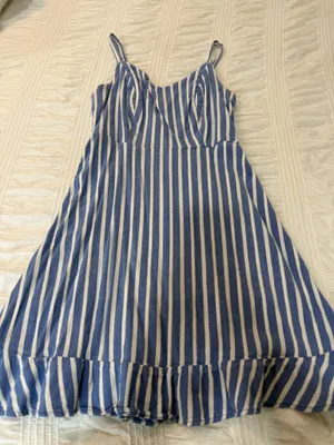 Blue mini dress thumbnail 1