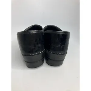 Sanita Clogs Women 41 Black Good Patent Leather Professional Slip On Comfort thumbnail 4