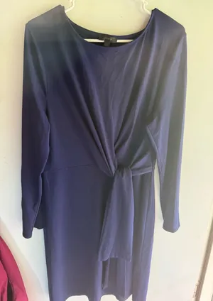 dark blue J.Crew long-sleeve midi dress thumbnail 1