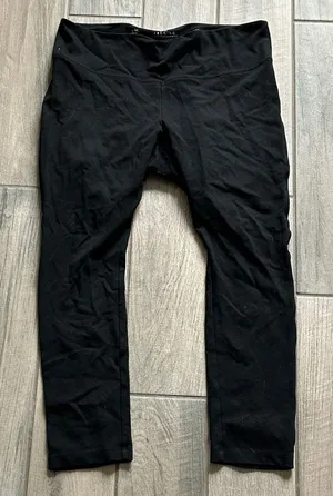 White House Black Market Black High-Rise Leggings thumbnail 1