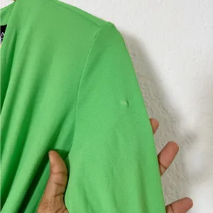 The Lorena Midi Dress in Bright Green thumbnail 11