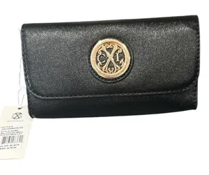Christian Lacroix‎ Black Clutch/Wristlet with Gold Accents A54 thumbnail 1