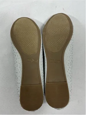Womans New In Box De Blossom Baba Ballet Flats Size 5.5 Silver Shimmer thumbnail 5