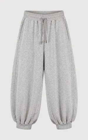 Nap Loungewear Womens Pants Gray Balloon Jogger Loose Streetwear Y2K Medium thumbnail 1