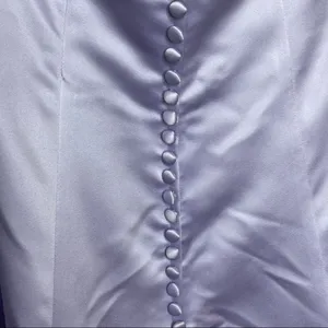 Vintage Amy Lee Hilton Bridal Formal Dress Lavender thumbnail 2