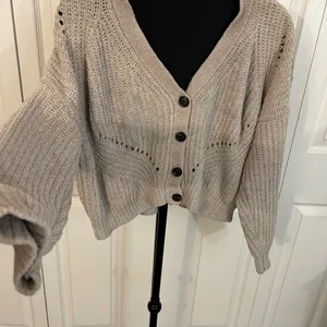 American Eagle oversized slouch sweater! Super soft and cozy thumbnail 2
