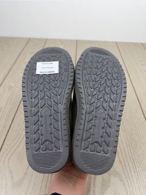 Koolaburra by UGG Womens Burree Embroidered Trim Slipper 5M Grey & Green $80 thumbnail 7