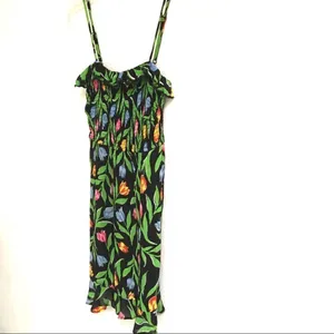 Urban Outfitters tulip print green floral sundress XS‎ thumbnail 3