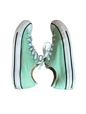 Converse Low Top Sneakers Sea Foam Green Womens Size 7 thumbnail 3