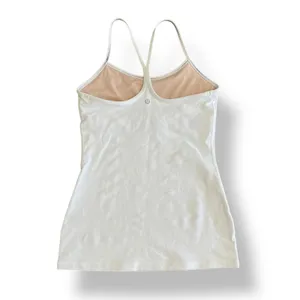 Lululemon Athletica Women’s White Y‎ Strap Tank Size 6 Athletic, Gym, Workout thumbnail 4