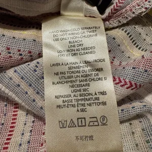 Pilcro‎ Top Boho Coastal Grandma Preppy Feminine Classic Pride Rainbow Stripe XS thumbnail 5