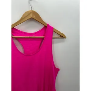 Zyia Active Tank Women XL Neon Pink Racerback Ribbed Nylon Blend Stretch Workout thumbnail 4