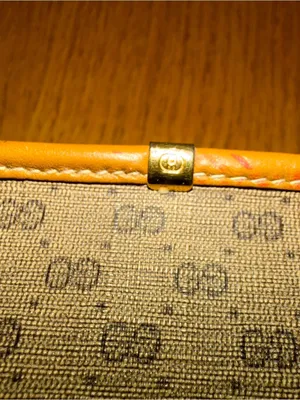 Gucci Monogram Crossbody Bag with Scarf Accent vintage thumbnail 5