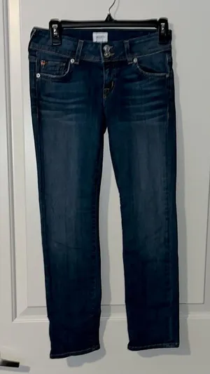 Hudson Crop Ginny Jeans Women's Dark Blue Jeans Size 25 thumbnail 1