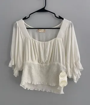 Altar'd State Cropped Shirt thumbnail 1