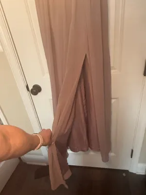 Azazie Bridesmaid Dress Chiffon Dusk thumbnail 6