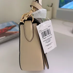 NWT Coach Morgan Saddle Bag In Blocked Signature Canvas ch507 thumbnail 2