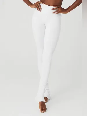 ALO Leggings Airbrush High Waisted Goddess yoga ribbed long ruched bride thumbnail 6