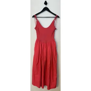 FREE PEOPLE Dylan Midi Dress in Pink Size X-Small thumbnail 4