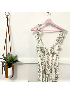 Gal Meets Glam Isabella Floral Full Length Maxi Dress Size 10 thumbnail 2