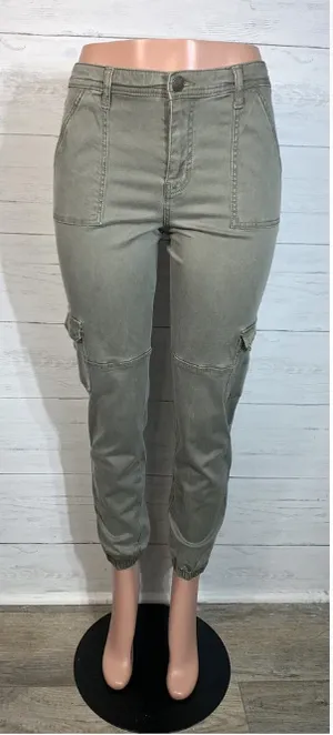 Wonderly sage green cargo jogger pants size 27 womens thumbnail 1