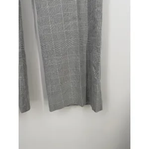 DKNY Wide leg Pants Gray Plaid Womens Size 16 thumbnail 4