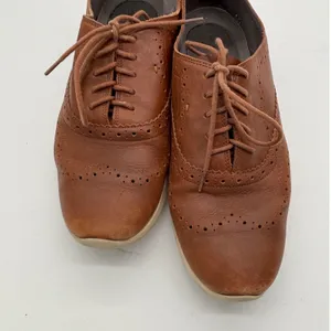 Cole Haan Zerogrand Wingtip Oxford Shoes Brown Leather Womens 8B thumbnail 10