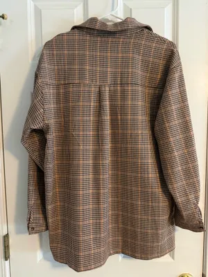 Princess Polly Willa Shirt Plaid Button Down Flannel thumbnail 2