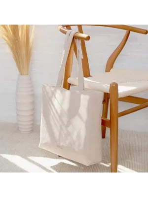 Vandel Corduroy Tote Bag with Zipper Pockets thumbnail 2