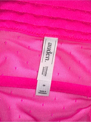 Auden Neon Pink Longline Lace Bustier Bralette thumbnail 4