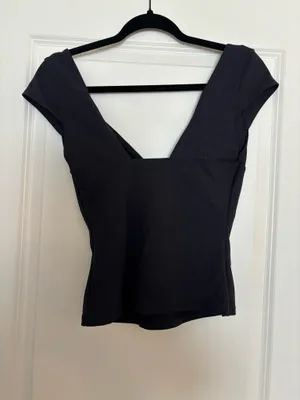Free People Duo Corset Cami Black Medium thumbnail 3