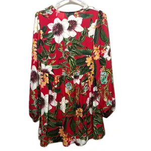 NWT Show Me Your Mumu Dakota Babydoll Dress Tea Garden Red Floral Size‎ Small thumbnail 5