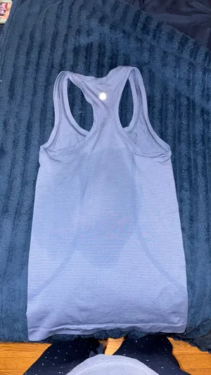 Blue Lululemon Racerback Tank Top Athletic thumbnail 2