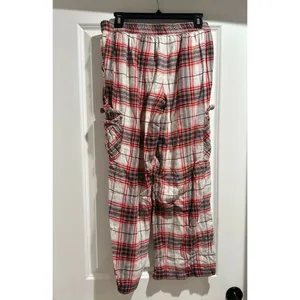 Aerie Plaid Cargo Pajama Pants thumbnail 3