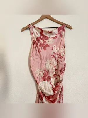 NWT reformation floral casette Silk Maxi Dress thumbnail 7