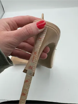 Abound tan nude heels featuring a modern clear PVC strap‎ size 8 classy sexy thumbnail 7