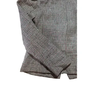 Free People Chess Blazer Garnet Linen‎ Long Sleeve Single Button Closure Small thumbnail 5