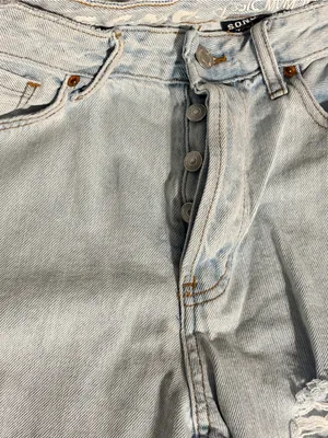 S.O.N.G Light Blue Relaxed Ripped Jeans Size undefined thumbnail 4