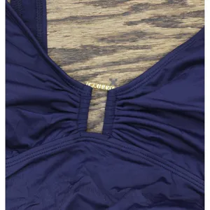 Lauren Ralph Lauren Over-The-Shoulder One Piece Swimsuit Dark Navy Blue 10 thumbnail 5