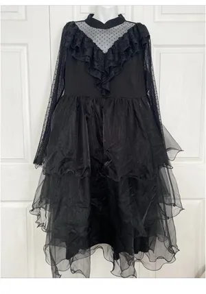 Torrid Plus 0X Black Torrid Gothic Goth Halloween Dress Costume thumbnail 2