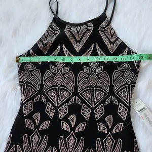 Jump -725 NWT Glitter Bodycon‎ Dress black size 3/4 thumbnail 7