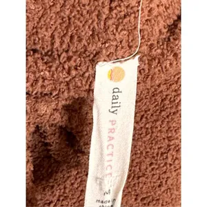 Anthropologie Daily Practice Brown Teddy Sweater Jogger Pants M thumbnail 5