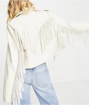 ASOS Leather Fringe jacket thumbnail 2
