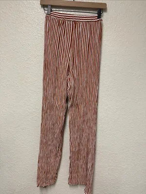 FAITHFULL THE BRAND Es Torrent Vertical-Stripe Wide-Leg Pants with Side Slit thumbnail 15