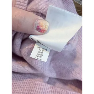 Charter Club Luxury 100% Cashmere Sweater Pink Lilac Crewneck M thumbnail 8